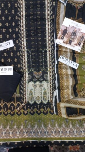 JACQUARD Printed Lawn Shirt Suit