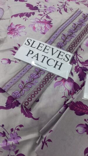 Afrozeh Printed Lawn 3pcs With Embroidered Neck Line