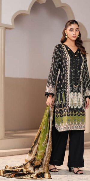1 JACQUARD Printed Lawn Shirt Suit