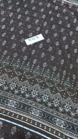 10 (2) JACQUARD Lawn Printed Suit With Printed Boti Shirt