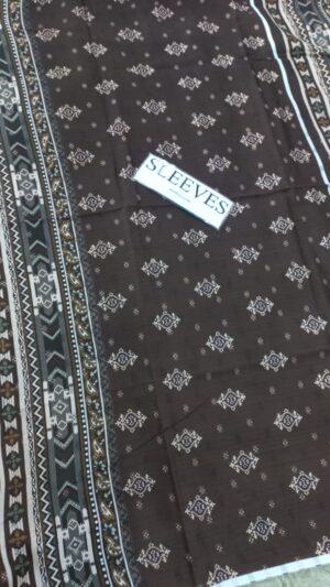 10 (4) JACQUARD Lawn Printed Suit With Printed Boti Shirt
