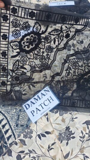 10a (1) BAROQUE Lawn Suit With Printed Patch Dupatta