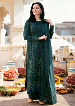 hgghgyh ZARASHAHJAHAN Lawn Embroiderey 3pc Suit