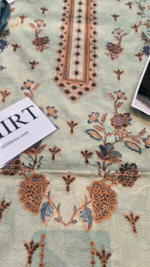 SAYA Lawn Printed Suit With Embroidered and Printed Daman