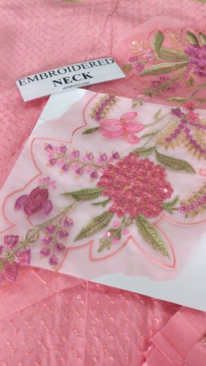 MARIA B Embroidered Daman Patches 3pcs Lawn Suit