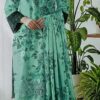 12b BEECHTREE Lawn Printed Embroidered Suit With Chiffon Dupatta