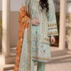 JACQUARD Lawn Printed Suit With Printed Voil Dupatta