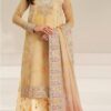 FARASHA Embroidered Neck 3pc Lawn Fabric Suit