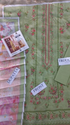 PRIME ROSE Lawn Printed Shirt with Printed Daman Suit