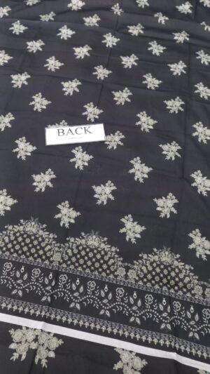 FREESIA Lawn Printed Suit With Printed Sleeves 3pc