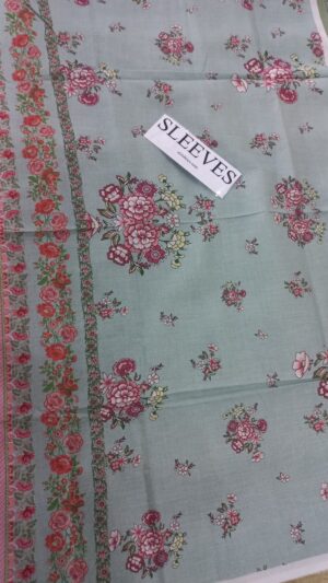 17 (1) GLORY Lawn Printed NeckLine 3pc Suit