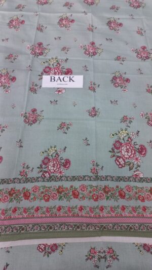 17 (6) GLORY Lawn Printed NeckLine 3pc Suit