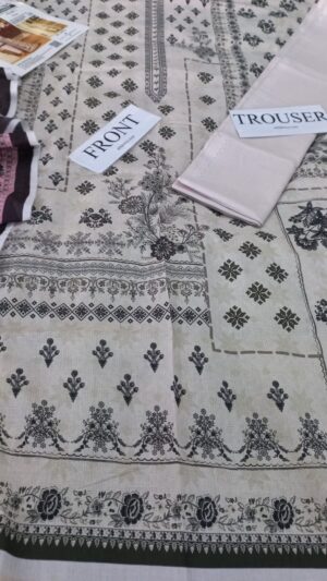 18 (1) ONYX Lawn Printed Suit With Printed Daman 3pc