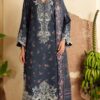 1b IZNIK 3pc Lawn Printed Suit with Embroidered Sleeves