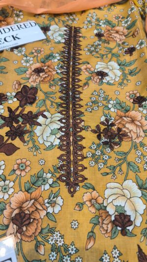 GULAHMED Printed And Embroidered Lawn Suit