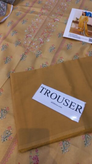 2 DAFFODILSpring Summer Unstitched Lawn Suit