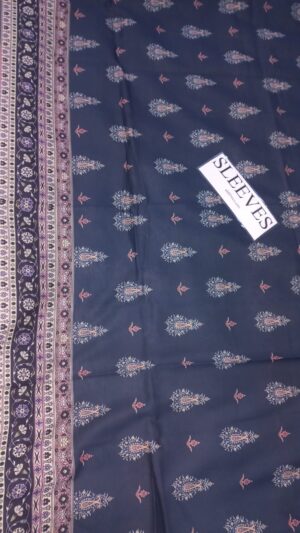 2 (5) BLUEBELL Lawn Printed 3pc Blue Suit