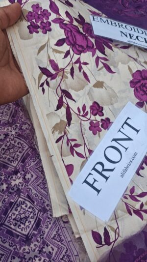 2a (6) BROQUE High Quality Lawn Printed 3pc Suit