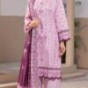 JACQUARD Lawn Printed 3pc Suit With Voil Dupatta