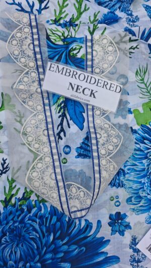 3a (1) MARIA B Lawn Printed Beautiful Designed 3pc Suit