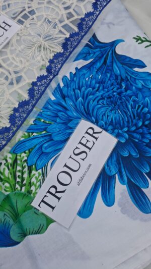 3a (4) MARIA B Lawn Printed Beautiful Designed 3pc Suit