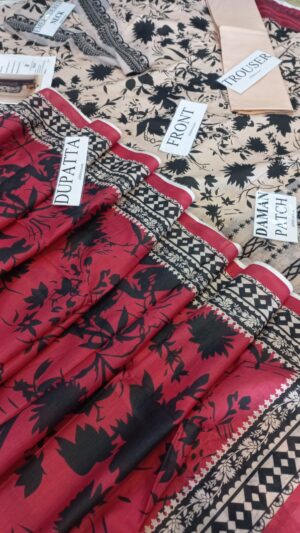 SOBIA NAZIR Full Heavy Embroidery Suit With Chiffon Printed Dupatta