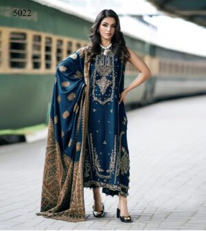 6 MARIA B Full Heavy Embroidery Lawn 3pc Suit