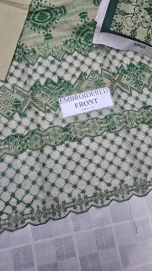 6a (6) NISHAT Branded Embroidered Daman 3pc Lawn Suit