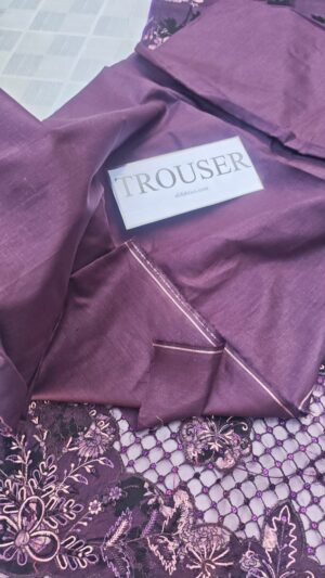 7a (3) FARASHA Embroidery Daman Printed Lawn 3pc Suit