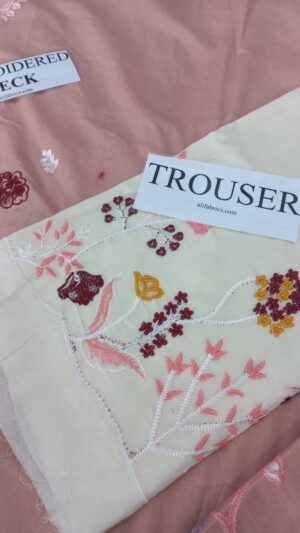 ZARA SHAHJAHAN Lawn Full Embroidered 3pcs Suit