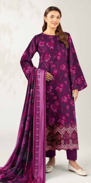 8b NISHAT Daman Embroidered Lawn Printed 3pc Suit