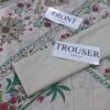 9 JASMINE Lawn Printed Suit With Printed NeckLine 3pc