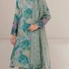 BOROQUE Lawn Printed Suit With Dyed Trouser