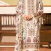9b JASMINE Lawn Printed Suit With Printed NeckLine 3pc