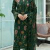 Nureh 3pc Lawn Printed Suit With Embroidered Patches