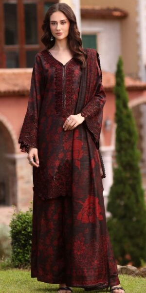 WhatsApp Image 2026-01-25 at 1.14.12 AM MOHAGNI 3pc Lawn Printed Suit with Patches