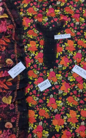 MARIA B Lawn Printed 3pc Suit