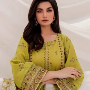 3PC Lawn Embroidered 2026 Collection