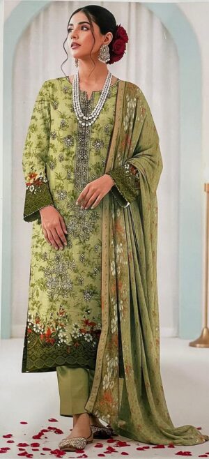 EDENROBE Lawn 3pc Suit