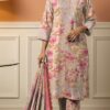 BAROQUE Lawn Printed And Embroidered Suit With Ready To Wear Dupatta