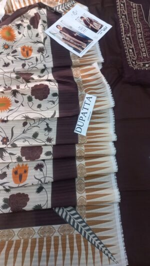 URGE Lawn Embroidered Trouser Suit 3pcs