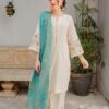 16 A SLING Lawn Embroidered 3pc Suit With Embroidered Trouser