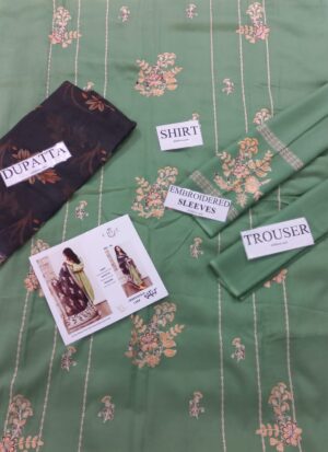 URGE Lawn Lite Embroidered Voil Dupatta 3pcs Suit