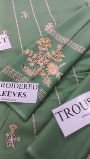 URGE Lawn Lite Embroidered Voil Dupatta 3pcs Suit