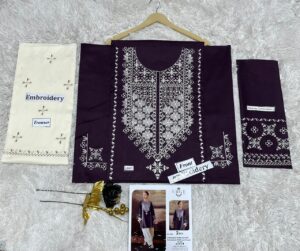 2 (3) URGE 2pc Lawn Embroidery Suit With Embroidered Trouser