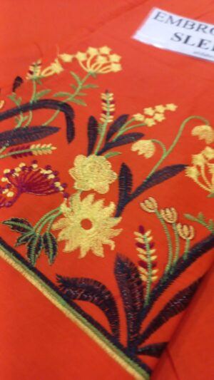 20 (3) A SLING Embroidered Trouser Lawn 3pc Suit