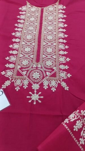 23 (5) URGE Lawn Embroidered Suit Embroidered Daman 3pcs
