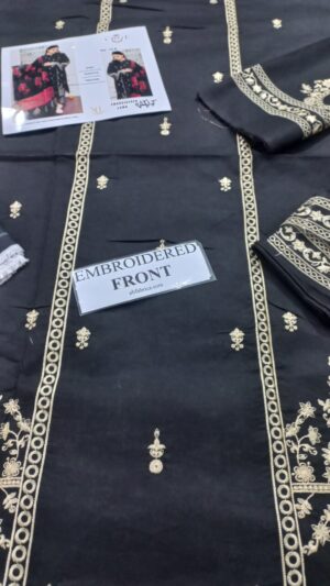 URGE Embroidered Lawn 3pc Suit With Voil Dupatta