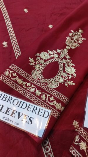 25 (3) URGE Lawn Embroidered Suit With Embroidered Daman