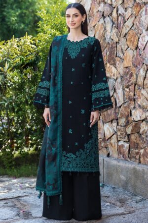 FARASHA Lawn Embroidered Suit With Voil Dupatta